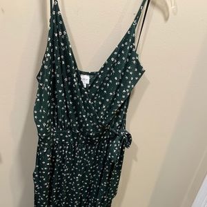 Long pant romper with pockets